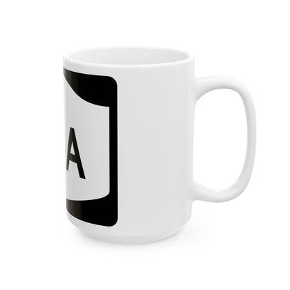 NY-13A (New York) (Road Sign) White Coffee Mug - Go Mug Yourself