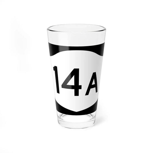 NY-14A (New York) (Road Sign) Pint Glass 16oz 16oz - Go Mug Yourself