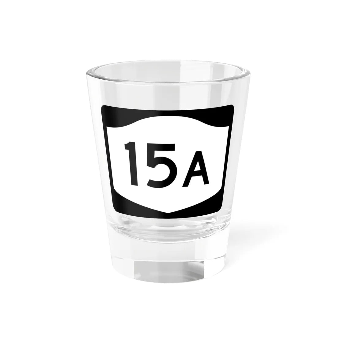 NY-15A (New York) (Road Sign) Shot Glass 1.5oz 1.5oz - Go Mug Yourself