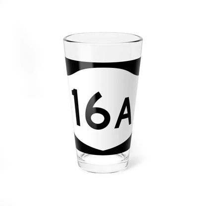 NY-16A (New York) (Road Sign) Pint Glass 16oz 16oz - Go Mug Yourself