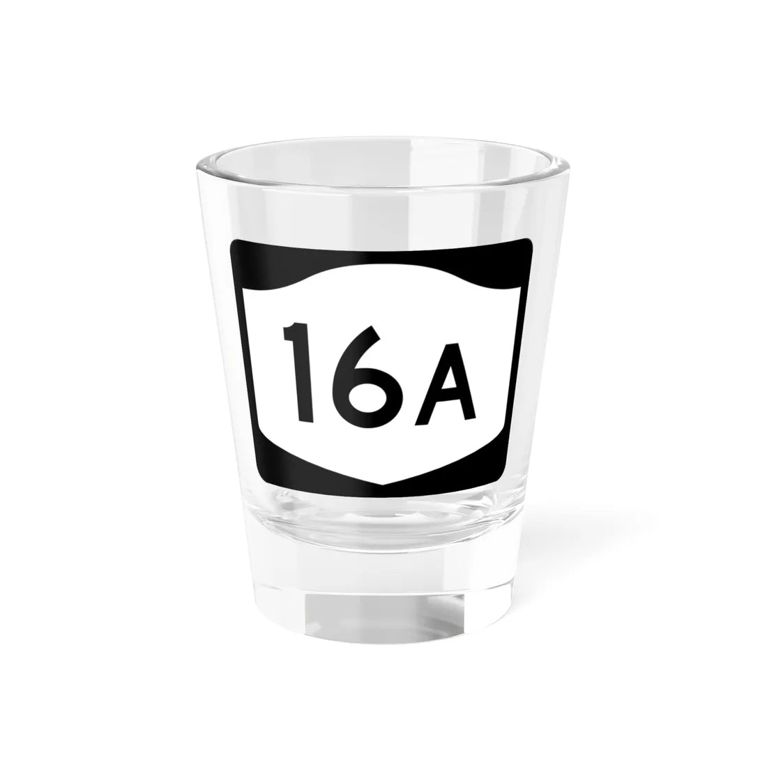 NY-16A (New York) (Road Sign) Shot Glass 1.5oz 1.5oz - Go Mug Yourself
