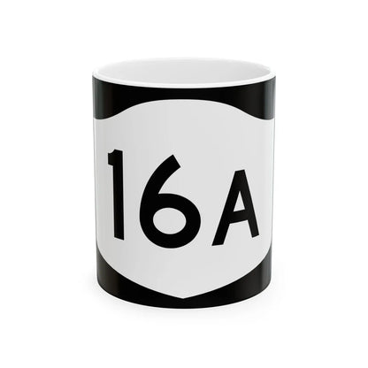 NY-16A (New York) (Road Sign) White Coffee Mug 11oz - Go Mug Yourself