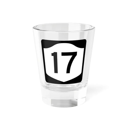 NY-17 (New York) (Road Sign) Shot Glass 1.5oz 1.5oz - Go Mug Yourself
