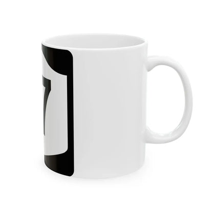 NY-17 (New York) (Road Sign) White Coffee Mug - Go Mug Yourself