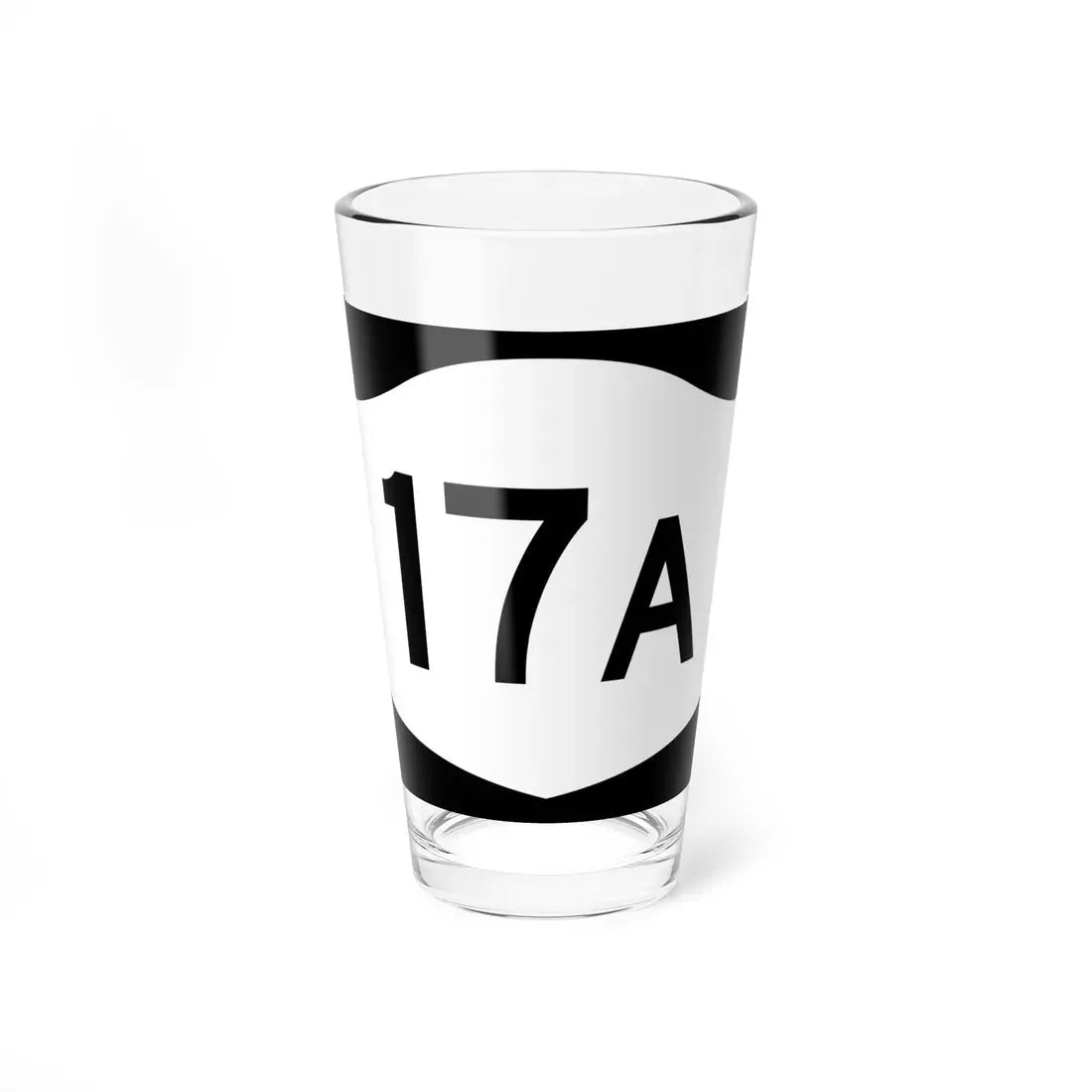 NY-17A (New York) (Road Sign) Pint Glass 16oz 16oz - Go Mug Yourself