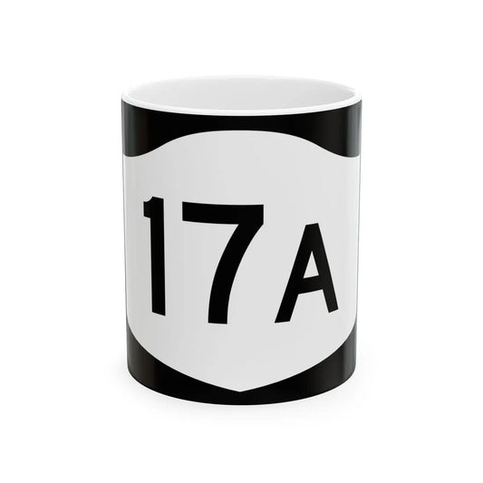 NY-17A (New York) (Road Sign) White Coffee Mug 11oz - Go Mug Yourself