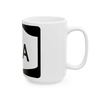 NY-17A (New York) (Road Sign) White Coffee Mug - Go Mug Yourself