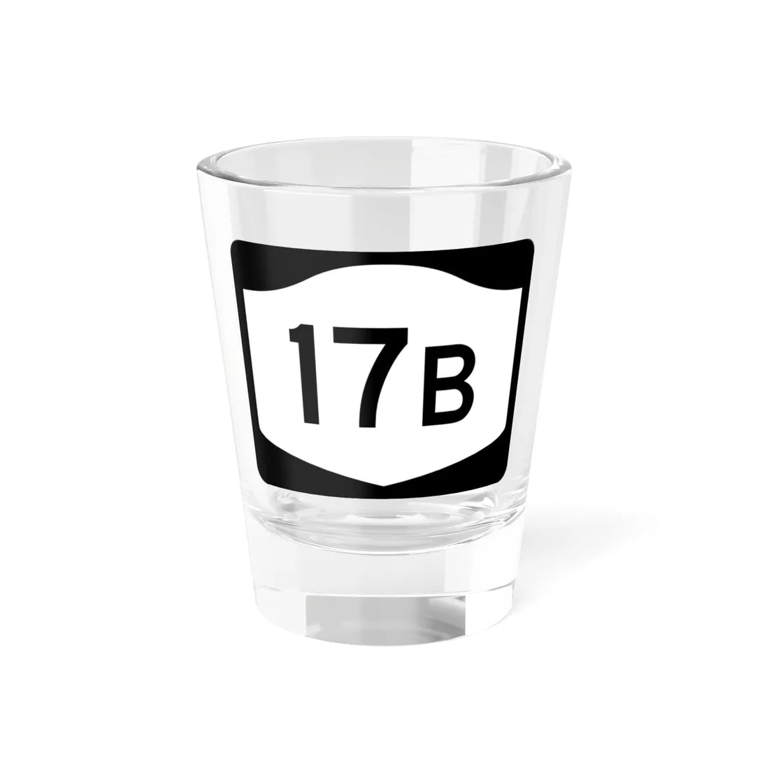 NY-17B (New York) (Road Sign) Shot Glass 1.5oz 1.5oz - Go Mug Yourself