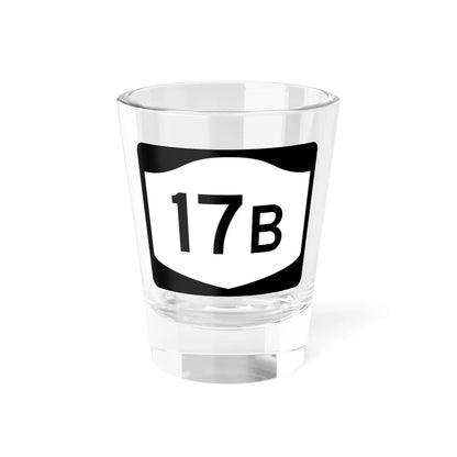 NY-17B (New York) (Road Sign) Shot Glass 1.5oz 1.5oz - Go Mug Yourself