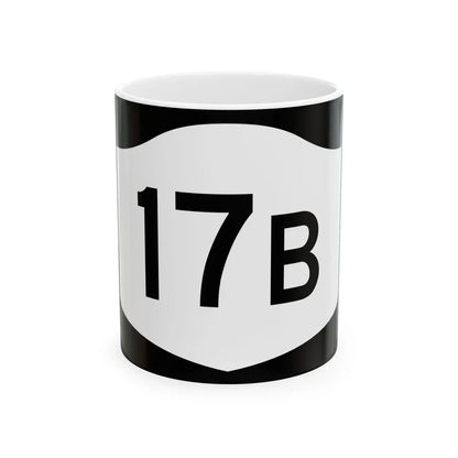 NY-17B (New York) (Road Sign) White Coffee Mug 11oz - Go Mug Yourself
