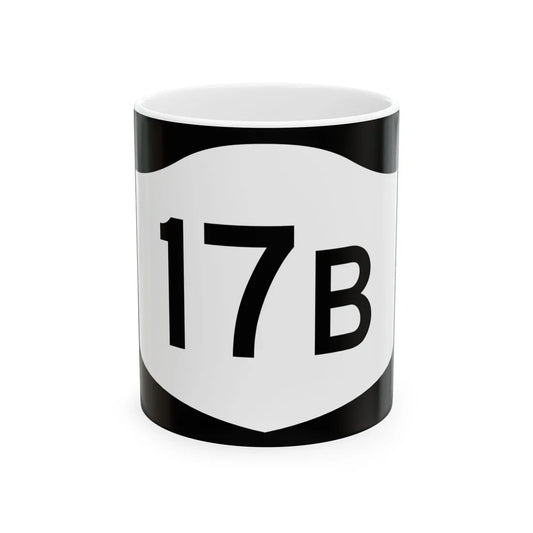 NY-17B (New York) (Road Sign) White Coffee Mug 11oz - Go Mug Yourself