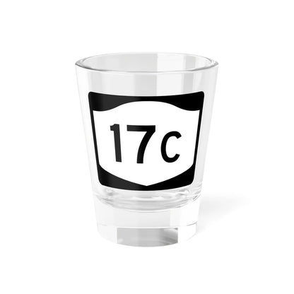 NY-17C (New York) (Road Sign) Shot Glass 1.5oz 1.5oz - Go Mug Yourself