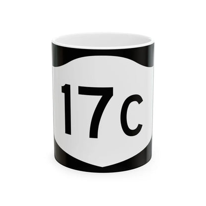 NY-17C (New York) (Road Sign) White Coffee Mug 11oz - Go Mug Yourself