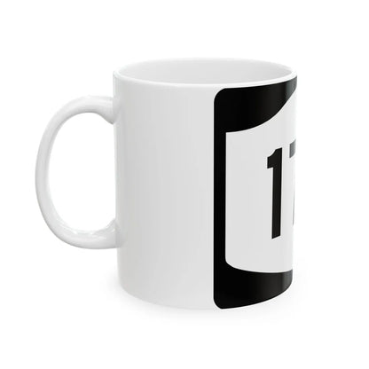 NY-17C (New York) (Road Sign) White Coffee Mug - Go Mug Yourself