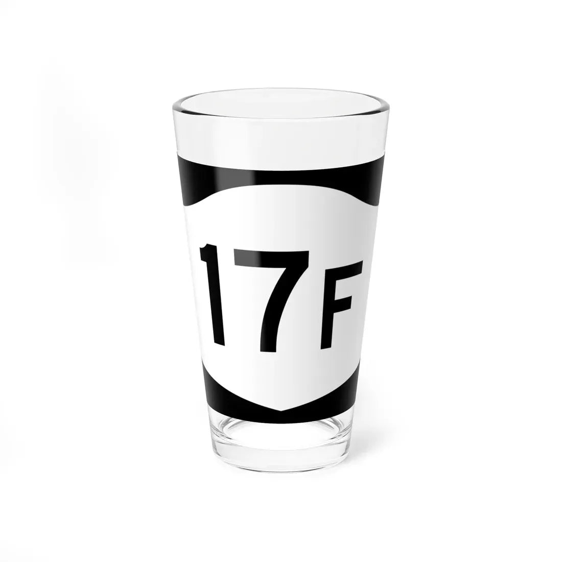 NY-17F (New York) (Road Sign) Pint Glass 16oz 16oz - Go Mug Yourself
