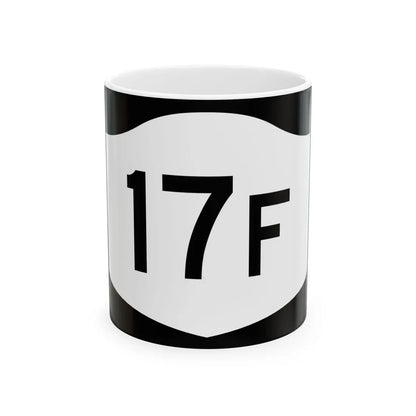 NY-17F (New York) (Road Sign) White Coffee Mug 11oz - Go Mug Yourself