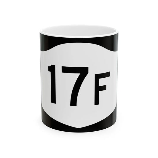 NY-17F (New York) (Road Sign) White Coffee Mug 11oz - Go Mug Yourself