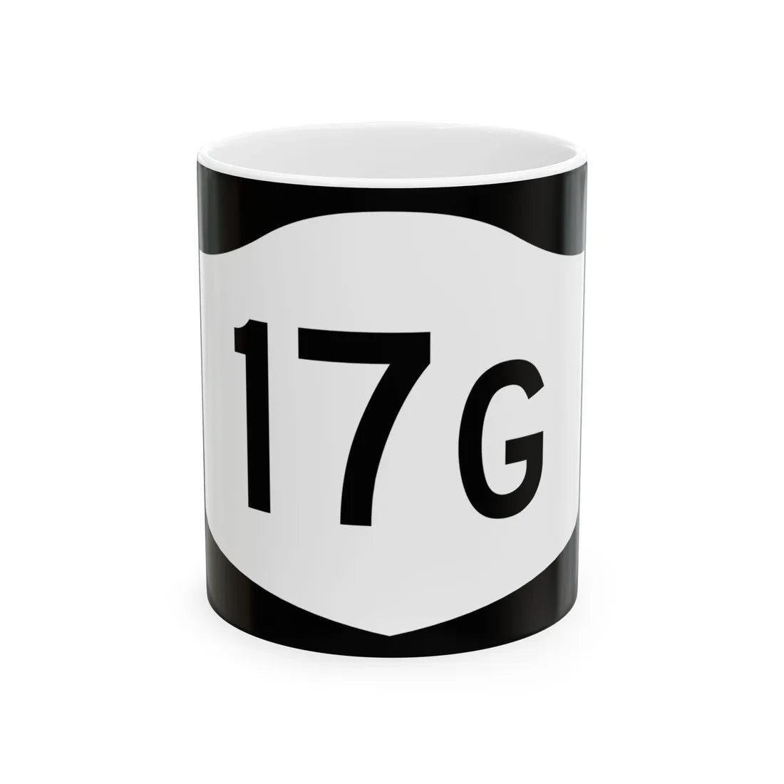 NY-17G (New York) (Road Sign) White Coffee Mug 11oz - Go Mug Yourself