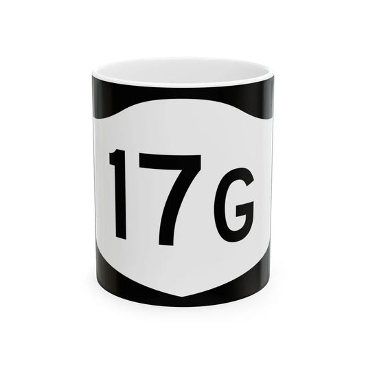 NY-17G (New York) (Road Sign) White Coffee Mug 11oz - Go Mug Yourself