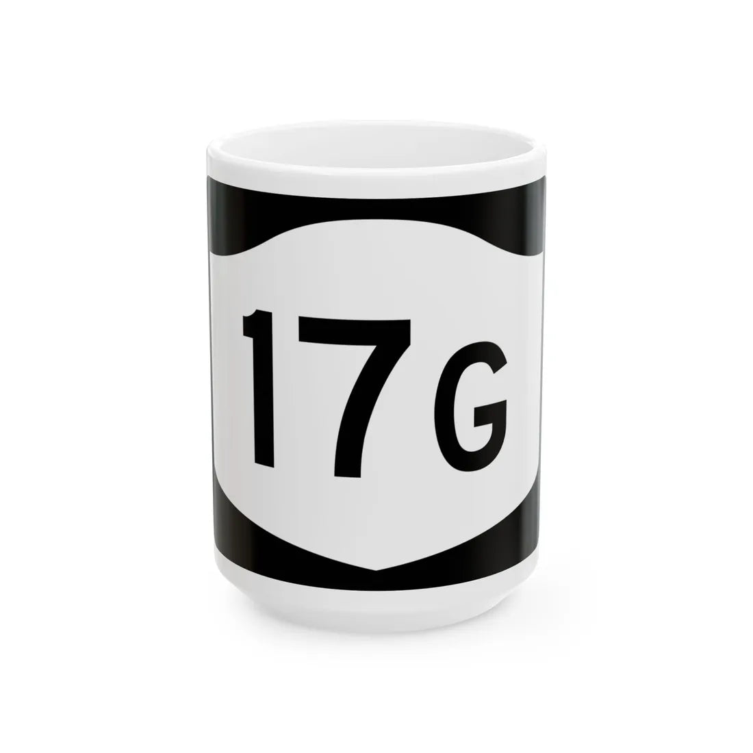 NY-17G (New York) (Road Sign) White Coffee Mug 15oz - Go Mug Yourself
