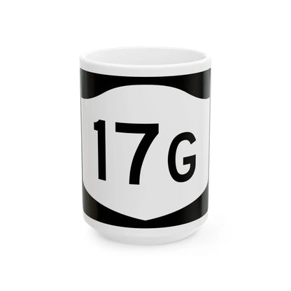 NY-17G (New York) (Road Sign) White Coffee Mug 15oz - Go Mug Yourself