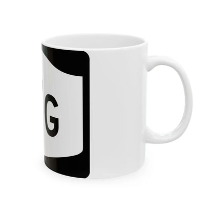 NY-17G (New York) (Road Sign) White Coffee Mug - Go Mug Yourself
