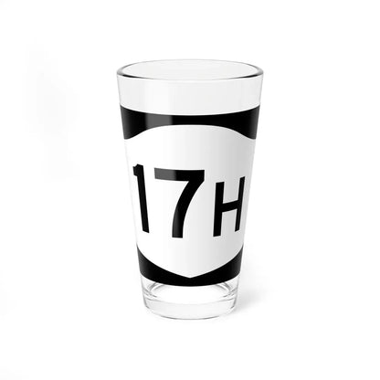 NY-17H (New York) (Road Sign) Pint Glass 16oz 16oz - Go Mug Yourself