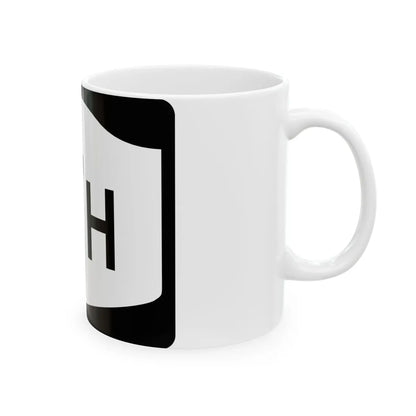 NY-17H (New York) (Road Sign) White Coffee Mug - Go Mug Yourself