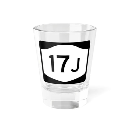 NY-17J (New York) (Road Sign) Shot Glass 1.5oz 1.5oz - Go Mug Yourself