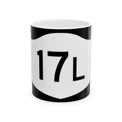 NY-17L (New York) (Road Sign) White Coffee Mug 11oz - Go Mug Yourself