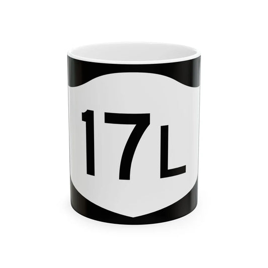 NY-17L (New York) (Road Sign) White Coffee Mug 11oz - Go Mug Yourself