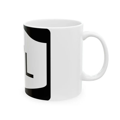 NY-17L (New York) (Road Sign) White Coffee Mug - Go Mug Yourself