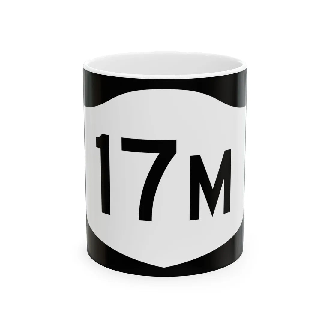 NY-17M (New York) (Road Sign) White Coffee Mug 11oz - Go Mug Yourself