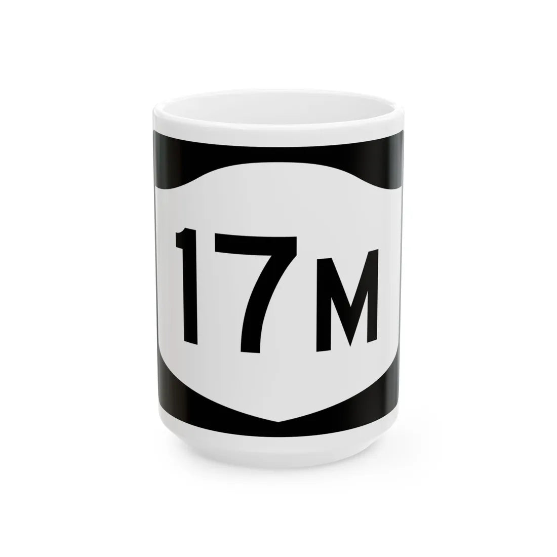 NY-17M (New York) (Road Sign) White Coffee Mug 15oz - Go Mug Yourself
