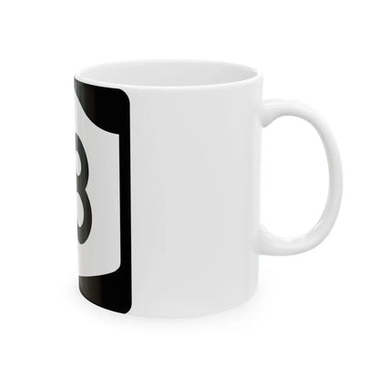 NY-18 (New York) (Road Sign) White Coffee Mug - Go Mug Yourself