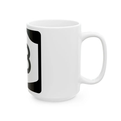 NY-18 (New York) (Road Sign) White Coffee Mug - Go Mug Yourself