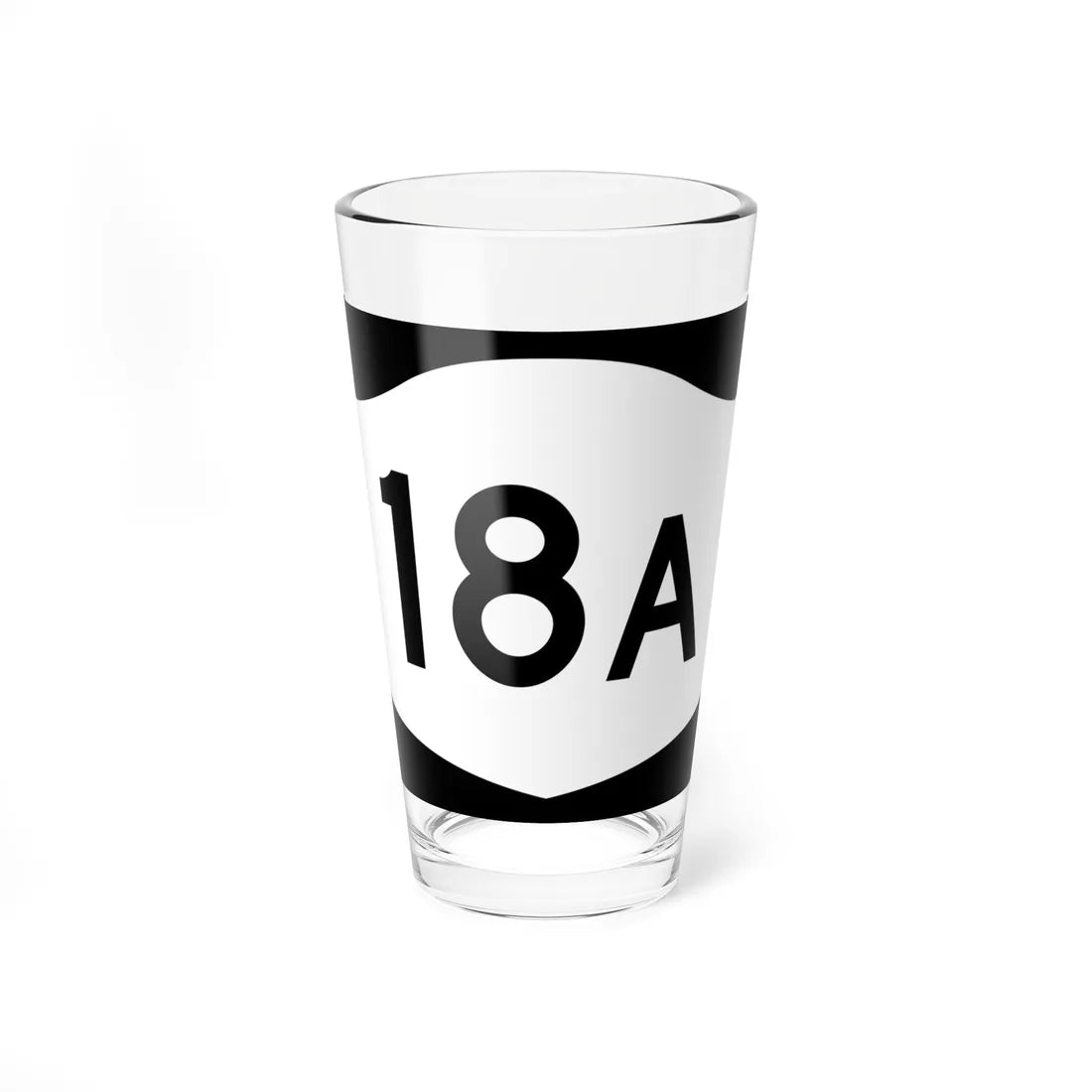 NY-18A (New York) (Road Sign) Pint Glass 16oz 16oz - Go Mug Yourself
