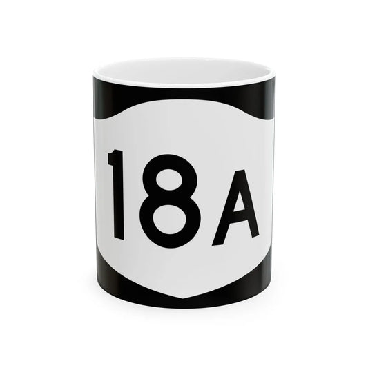 NY-18A (New York) (Road Sign) White Coffee Mug 11oz - Go Mug Yourself