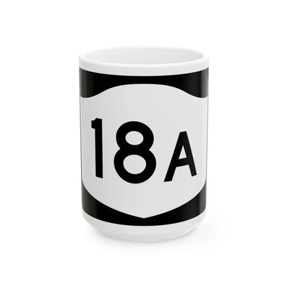 NY-18A (New York) (Road Sign) White Coffee Mug 15oz - Go Mug Yourself