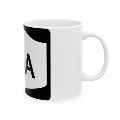 NY-18A (New York) (Road Sign) White Coffee Mug - Go Mug Yourself