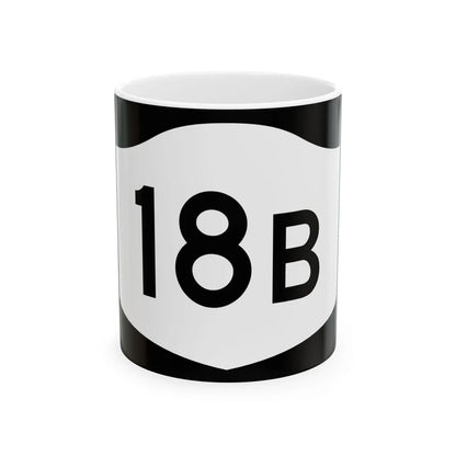 NY-18B (New York) (Road Sign) White Coffee Mug 11oz - Go Mug Yourself