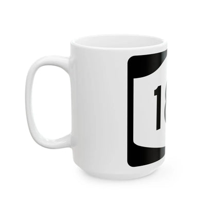 NY-18F (New York) (Road Sign) White Coffee Mug - Go Mug Yourself