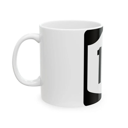 NY-19 (New York) (Road Sign) White Coffee Mug - Go Mug Yourself