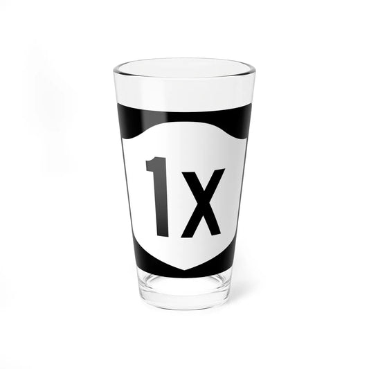 NY-1X (New York) (Road Sign) Pint Glass 16oz 16oz - Go Mug Yourself