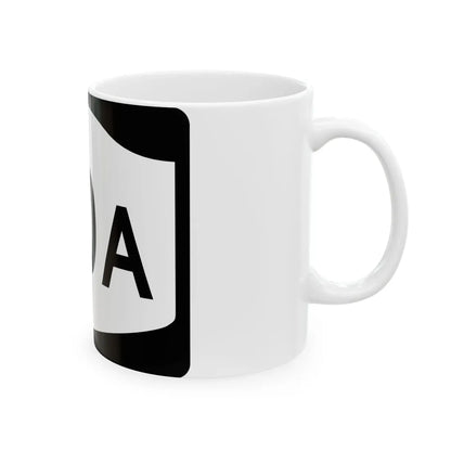 NY-20A (New York) (Road Sign) White Coffee Mug - Go Mug Yourself