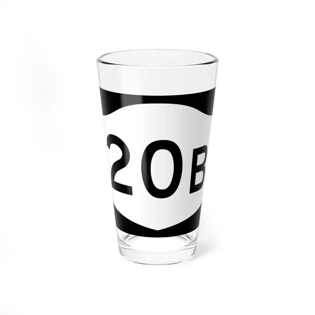 NY-20B (New York) (Road Sign) Pint Glass 16oz 16oz - Go Mug Yourself