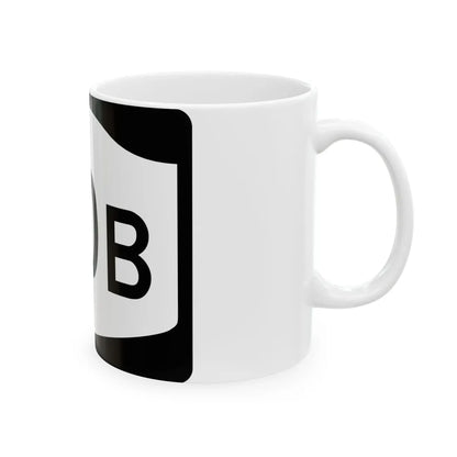 NY-20B (New York) (Road Sign) White Coffee Mug - Go Mug Yourself