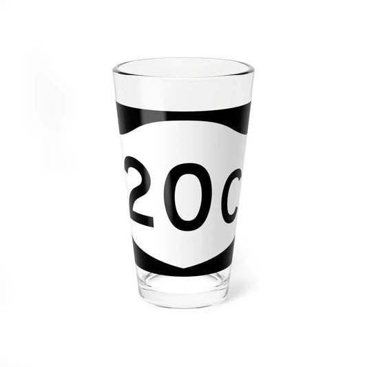 NY-20C (New York) (Road Sign) Pint Glass 16oz 16oz - Go Mug Yourself