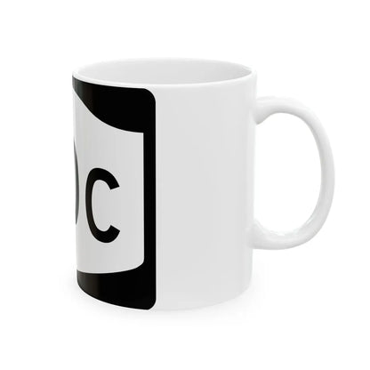 NY-20C (New York) (Road Sign) White Coffee Mug - Go Mug Yourself