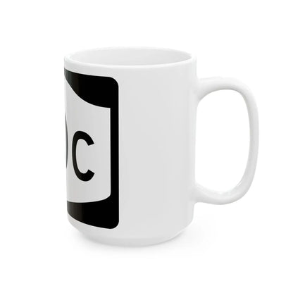 NY-20C (New York) (Road Sign) White Coffee Mug - Go Mug Yourself